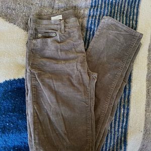 Gap olive corduroy pants